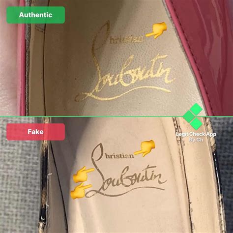 christian louboutin fake vs original|More.